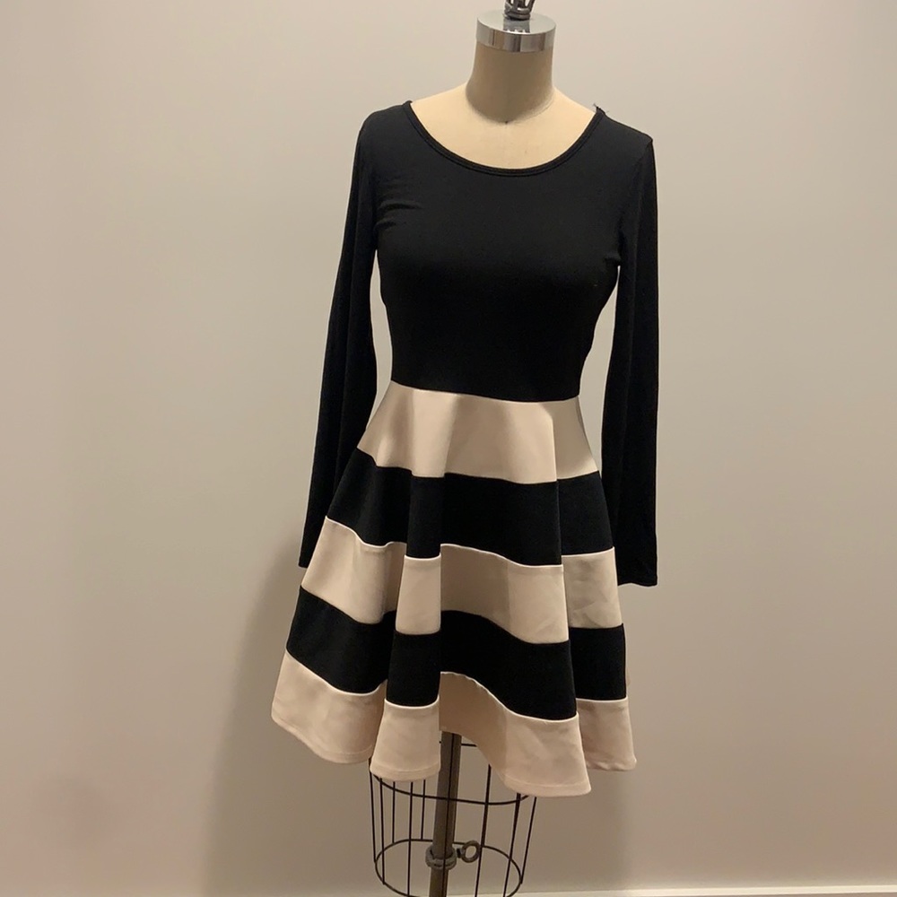 Black/Tan Dress